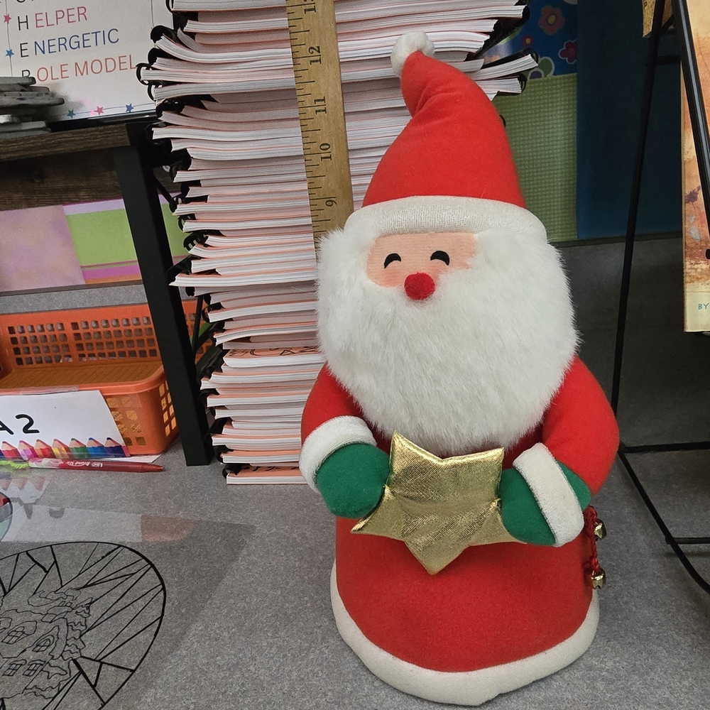 Hallmark Festive Santa Claus Tree Topper Holiday Decoration